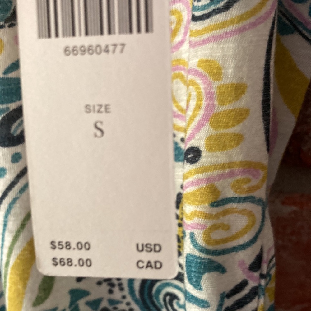 Anthropologie Multi-Color Tee S - Picture 9 of 10